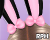 🎀Bunny Ears Pink+Blac