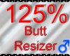 *M* Butt Resizer 125%