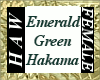 Emerald Green Hakama - F