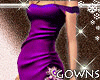 Gown. Purple Trumpet