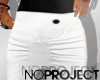 N-P Contr V Pants White