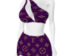 LV Purple dress