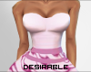D| Pink Tiara Dress