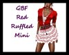 GBF~Red Ruffled Mini