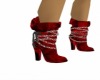 RED BOOTS WITH CHAINS
