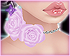 🤍 Rose Choker Lilac