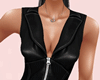 Wolf Leather Black Dress