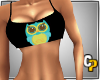 *cp*Sexy Owl Crop Top