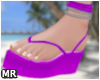 달 | Purple Sandals