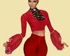 CW101 Red Blouse