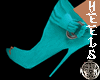 !H! TurquoiseSuedeABoots