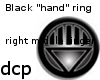 [dcp] black hand ring rm