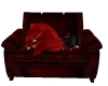 (DiMir) Fold-Up Bed Red