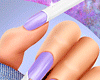 Nails  Baby Purple