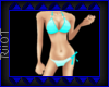 Blue Kawaii Bikini