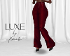 LUXE Wide Leg Ruby Red