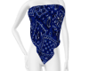 Blue Bandana Top