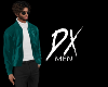 DXMen Leather Teal White