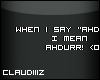 c | Ahdurr means Ahdurr