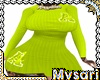 AB Sweater Dress YELLOW