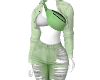 EA/ Green Outfit W Bag