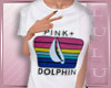 Pinkdolphin white top