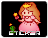 Princess Frog Sticker