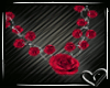 ♡  Red Rose Necklace