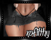 |xo| Black Denim Skirt