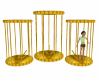 Gold Dance Cages