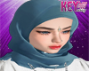 K* SteelBlue Hijab