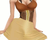 classy brown dress