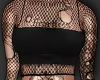 ripped fishnet |top