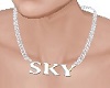Sky Silver Necklace
