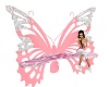Pink Butterfly Bench