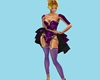 Burlesque Dress Purple