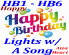 Birthday, Song, Lights,