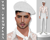 Amore White Beret