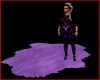 purple fur rug