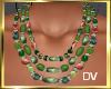 Beaded Necklace Green