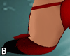 Retro Red Black Bow Heel