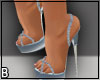 Silver Blue Heels