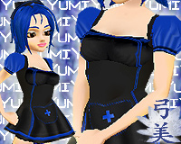 Yumi Nurse Dress - Marin