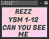 YSM- REZZ-CAN YOU SEE ME