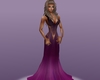 sexy purple gown