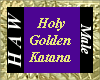 Holy Golden Katana M