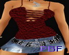 PBF*Red Top Jean Skirt