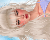 Sydney Platinum + bangs