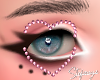 S. eye hearts pink