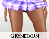 Mauve sexy mini skirt